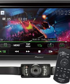 B08VGX6QFQ Pioneer AVH-220EX Multimedia DVD Receiver Bundled with Remote Control and License Plate Back up Camera