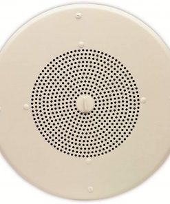 B001Q5W2F4 Valcom V-1220 One Way Amplified Dual Input Ceiling Speaker, 8-Inch