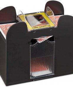 B08W1VG2X9 HUALONG Automatic Poker Card Shufflerï¼Œ1-6 Decks Poker Shuffles Card Shuffler Machine Battery-Operated Electric Shuffler for Home Party Club