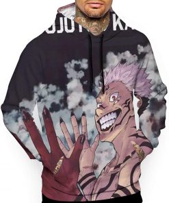 B08S7XDJFW Tiyole Anime Jujutsu-Kaisen 3D Printed Fans Custom Life Men's Hoodie Sweatshirt