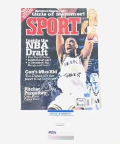 B08W2HSBD3 Authentic Autographed Tim Duncan Sport Magazine PSA/DNA Wake Forest