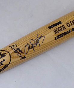 B08W114B8C Roger Clemens Autographed Louisville Slugger Bat Boston Red Sox, New York Yankees Beckett BAS #Y92551