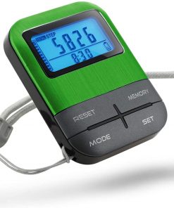 B08S6W3S6M ZEFS--ESD Clicker Counter- USB Charging Pedometer EL Backlight Function Calorie Distance Sports Step Memory Pedometer
