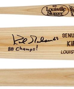 B08V399XRZ Kirk Gibson Los Angeles Dodgers Autographed Louisville Slugger Game Model Bat with"88 Champs" Inscription - Autographed MLB Bats