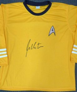 B08WPC3DZ7 Authentic Autographed William Shatner Star Trek Uniform Shirt JSA