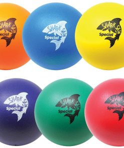 B004ZLTYJI Great Lakes Sports Shark Skin Special Foam Balls, (Set of 6)