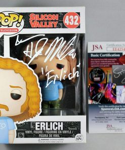B08WS1MF3M T.J. Miller Signed Erlich Silicon Valley Funko Pop Vinyl Figure w/JSA COA