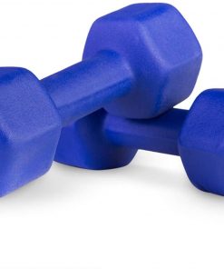B0043X3KE8 Fitness Republic Neoprene Dumbbell Set of 2, Non-Slip, Hex Shape, Free weights set for Muscle Toning, Strength Building, Weight Loss - Portable Weights for Home Gym Hand Weight