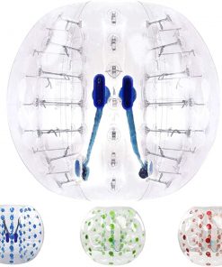 B08SJ6RWZ4 GFKD Inflatable Bumper Bubble Ball, Football Giant Hamster Beats The Ball, Youth Use Body Football Outdoor Team Game, Diameter 1.8M Transparent