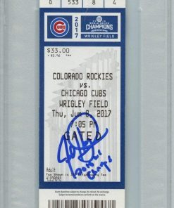 B08W2LH8XK Authentic Autographed Jed Hoyer MLB Ticket PSA/DNA Slabbed Chicago