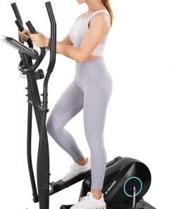 B08W4Z887T MaxKare Elliptical Training Machine for Home Use Elliptical Machine Elliptical Trainier Magnetic Resistance Quiet Smooth Movable Elliptical with Heavy Duty Flywheel LCD Monitor & Large Pedal