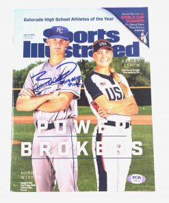 B08W8L9XN6 Authentic Autographed Bobby Witt Jr. Si Magazine PSA/DNA Kansas City