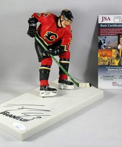 B08T72SSWD Dion Phaneuf Signed Calgary Flames NHL Series 15 McFarlane Figure w/JSA COA