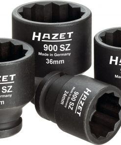 B004H4G3ZQ Hazet 900SZ/4 12 Pt. 1/2" Square 4Piece Impact Socket Set