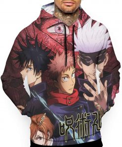 B08S738WC9 Tiyole Anime Jujutsu-Kaisen 3D Printed Fans Custom Life Men's Hoodie Sweatshirt