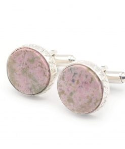 B08WWTT1N2 Cufflinks with Piemontite and 925 Silver