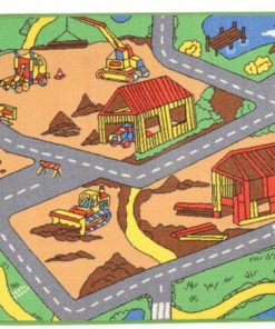 B0035YCZ4W Construction Rug - Measures 3' x 6' 7".