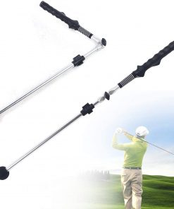 B08WZ9KC26 WINUS Golf Swing Trainer, Foldable Golf Swing Training Aid Whip Tempo Strength Swing Stick Pole Home Practicing Aids