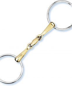 B004IFHGA0 Stubben Steeltec Loose Ring Snaffle Bit