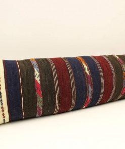 B08SYNGMN1 Extra Long Striped Kilim Lumbar Pillow 12x47 in 30x120 cm Bolster Throw Pillow Bedding Pillow Covers Boho Vintage Cushion