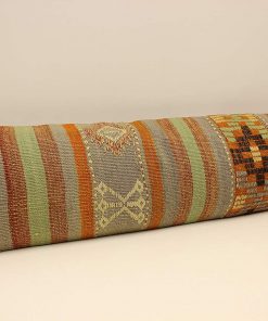 B08XB3BWNX Extra Long Striped Kilim Lumbar Pillow 12x47 in 30x120 cm Bolster Throw Pillow Bedding Pillow Covers Boho Vintage Cushion