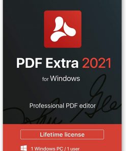 B08SJGNB2J PDF Extra 2021 - Professional PDF Editor â€“ Edit, Protect, Annotate, Fill and Sign PDFs - 1 Windows PC/1 User/Lifetime license