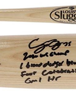 B08T6FH1WK Cody Bellinger Los Angeles Dodgers 2020 MLB World Series Champions Autographed Louisville Slugger Champions Logo Bat with Multiple Inscriptions - Limited Edition of 10 - Autographed MLB Bats