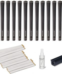 B005LIT6OW Golf Pride Tour Velvet Jumbo - 13 pc Golf Grip Kit (with Tape, Solvent, Vise clamp)