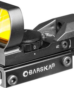 B007QEUWJC BARSKA AC11704 Multi-Reticle Electro Reflex Sight Green / Red Reticle with with Picatinny / Weaver Style Base, 1x33mm , Black