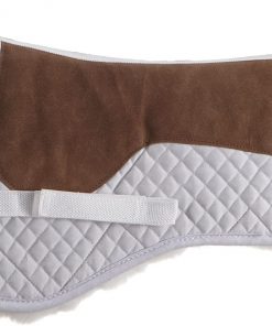B008GECPQO ECP Sheepskin Classic Suede Top Half Saddle Pad - Medium - White
