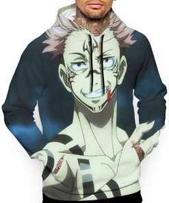 B08S7HLK1P Tiyole Anime Jujutsu-Kaisen 3D Printed Fans Custom Life Men's Hoodie Sweatshirt