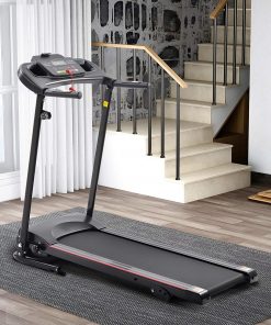 B08SC8R2FJ Merax Folding Electric Treadmill Running Machine for Home with 3 Manual Inclines and 5â€ LCD Display, Black