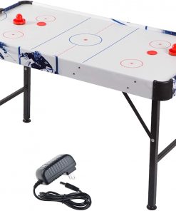 B08WF3NJNJ Point Games Air Hockey Table for Kids - Electric Powered Air Hockey Game - Foldable & Tabletop - Air Hockey for Kids & Adults - Games for Girls & Boys