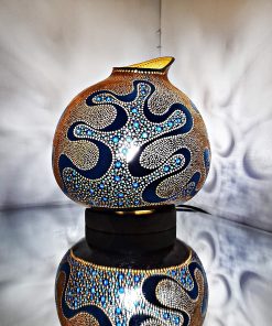 B08TCKYXZ8 Dream Handmade Gourd Lamp Cabalash Housewarming Turkish Lamp Gift Idea Home Living Room Nursery Decor