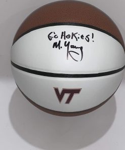 B08VVTWPKN MIKE YOUNG SIGNED BASKETBALL VIRGINIA TECH COACH AUTOGRAPHED PROOF