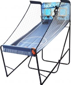 B08RXTYZQD HYDT Large Foldable Indoor Basketball Arcade Game, Kids Basketball Game Double Shot w/ 6 Balls, Scoreboard, Gifts for Boys & Girls