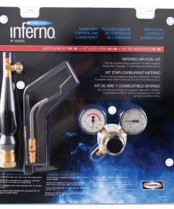 B004S3JN8U Harris HX-5B Inferno Air-Fuel Kit with Quick Connect Acetylene Hose Connections, HA-5i Inferno Brazing Tips and B Tank Connection (Pack of 1)