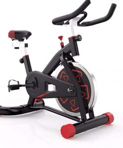 B08TQXMDB5 Haieshop Exercise Bike Indoor Mute Cycling Heavy Bicycles Can Adjust The Home Exercise Bike with Display