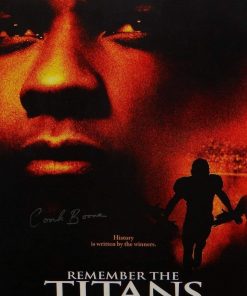 B08W2NQPWL Authentic Autographed Coach Boone Herman 11X17 Remember The Titans Movie Poster ~ JSA W Aut
