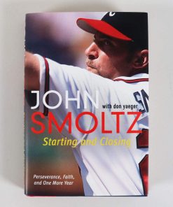 B08VF92TGQ John Smoltz Signed Book Starting and Closing - COA