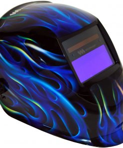 B0071PZYEE Weldmark Variable Shade Auto-Darkening Welding Helmet - BLUE FLAMES BF8VS9-13