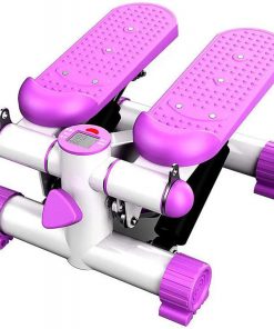 B08SKB3CQZ ZJDU Stair Stepper for Exercises - Mini Stepper Gym,with Resistance Bands and LCD Display, Exercise Leg Thigh Toning Workout Fitness Stair Arm Cord Training Machine