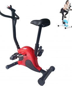 B08TBJLRYD Home Exercise Bike, Quiet Adjustable Resistance Indoor Spinning Cycling Training Pedal Exercise Machines With Screen For Bedroom Living Room