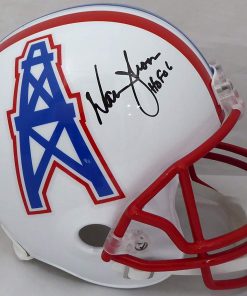 B08RWFY2BQ Warren Moon Autographed Houston Oilers Full Size Helmet"HOF 06" MCS Holo Stock #185797