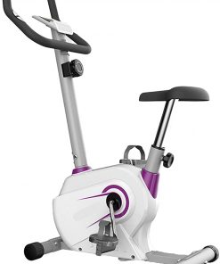 B08T65YW3X PHASFBJ Exercise Bike, Static Indoor Cycling Bike with Eight Levels of Adjustable Magnetic Resistance, with Large LCD Display and Ipad Bracket, Suitable for All Ages