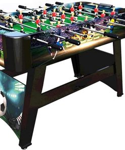 B08VJDCQLT Haieshop Foosball Table Large Entertainment Table Football Table Families Recreational Foosball Games Rooms