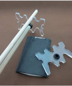 B08V9CG6YZ TX GIRL 1pcs Transparent Billiards Pool Cue Stick Holder Stand Rest Spider Snooker Cue Rest Head Billiards Accessories (Color : Transparent Spider)