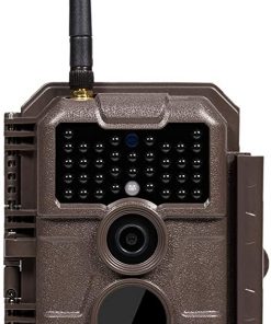 B08RNJN2MG GardePro E6 Trail Camera, WiFi, Bluetooth, 24MP 1296P, Game Camera with No Glow Night Vision, Motion Activated, Waterproof for Wildlife Deer Scouting, Hunting, Property Security