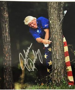 B08WJ96YXY Authentic Autographed John Daly 8x10 Photo Tree Shot ~ JSA