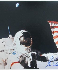 B08V14QT38 Gene Cernan Astronaut Apollo 17 Signed Last Man on Moon 11x14 Photo JSA 157187